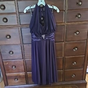 Special Occassion Dress Deep Purple From David's Bridal Size XL